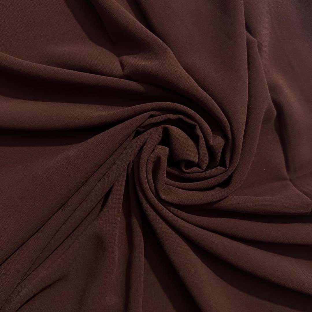Classic Georgette - Chocolate Brown