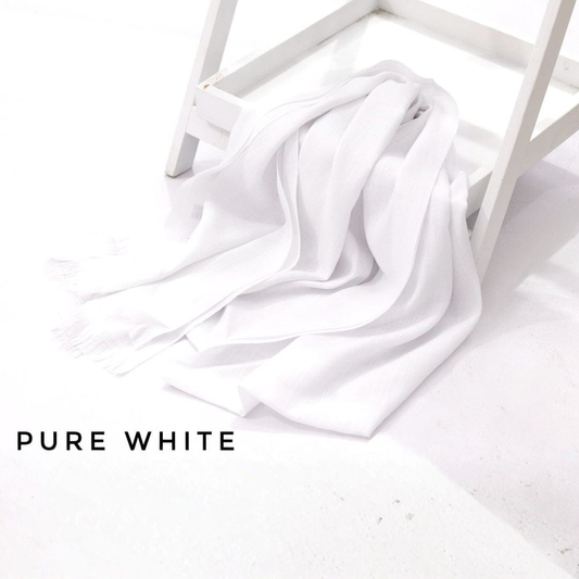 PREMIUM TURKISH LAWN - PURE WHITE
