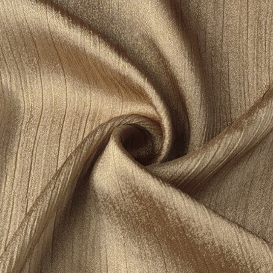 CRINKLE SILK - BEIGE