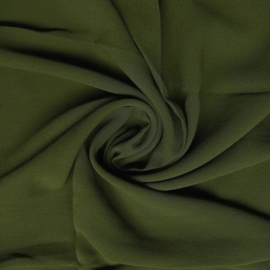 Classic Georgette - Dark Olive