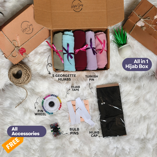 SAAZ GEORGETTE BOX 5 + FREE ACCESSORIES