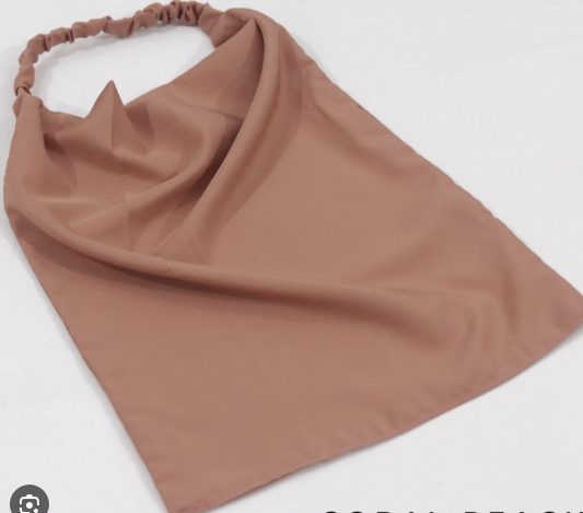 ELASTIC NIQAB - PEACH