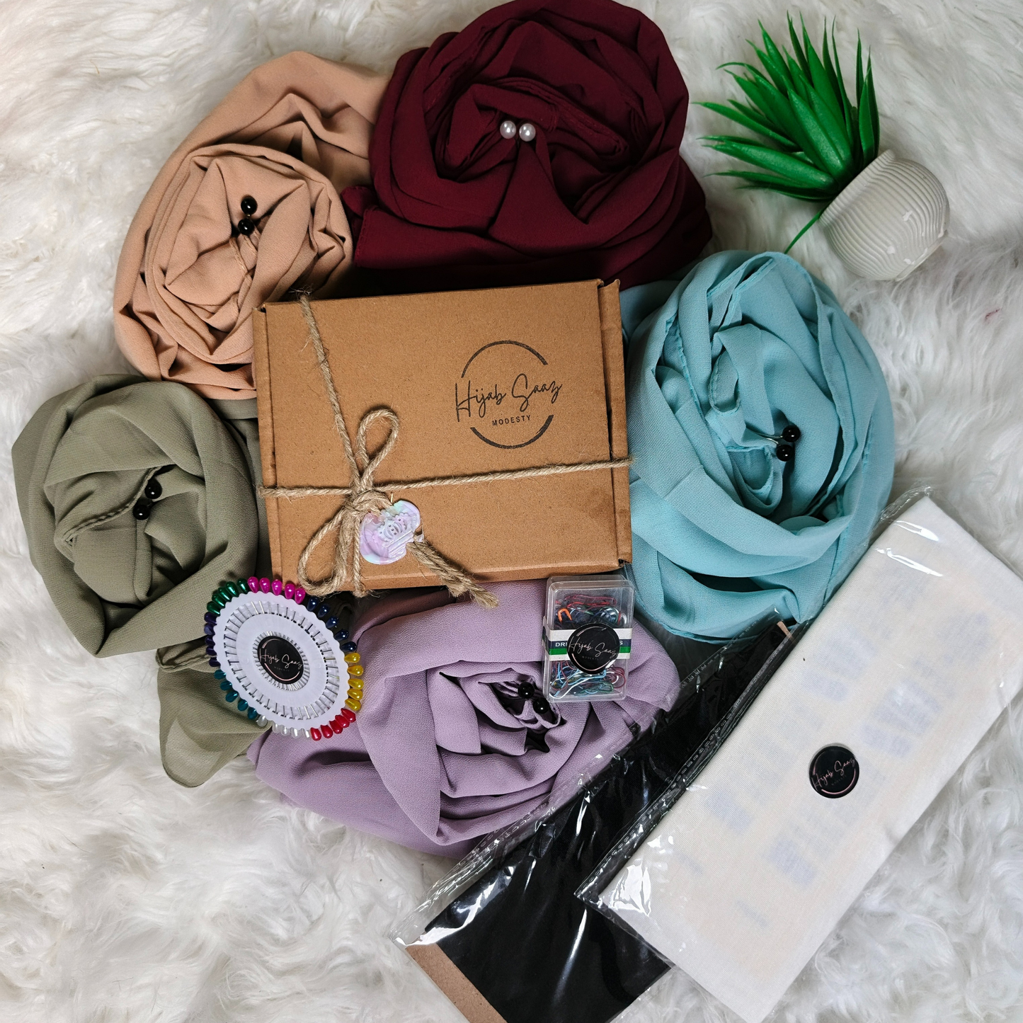 SAAZ GEORGETTE BOX 5 + FREE ACCESSORIES